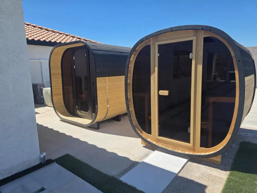 Cedar barrel saunas